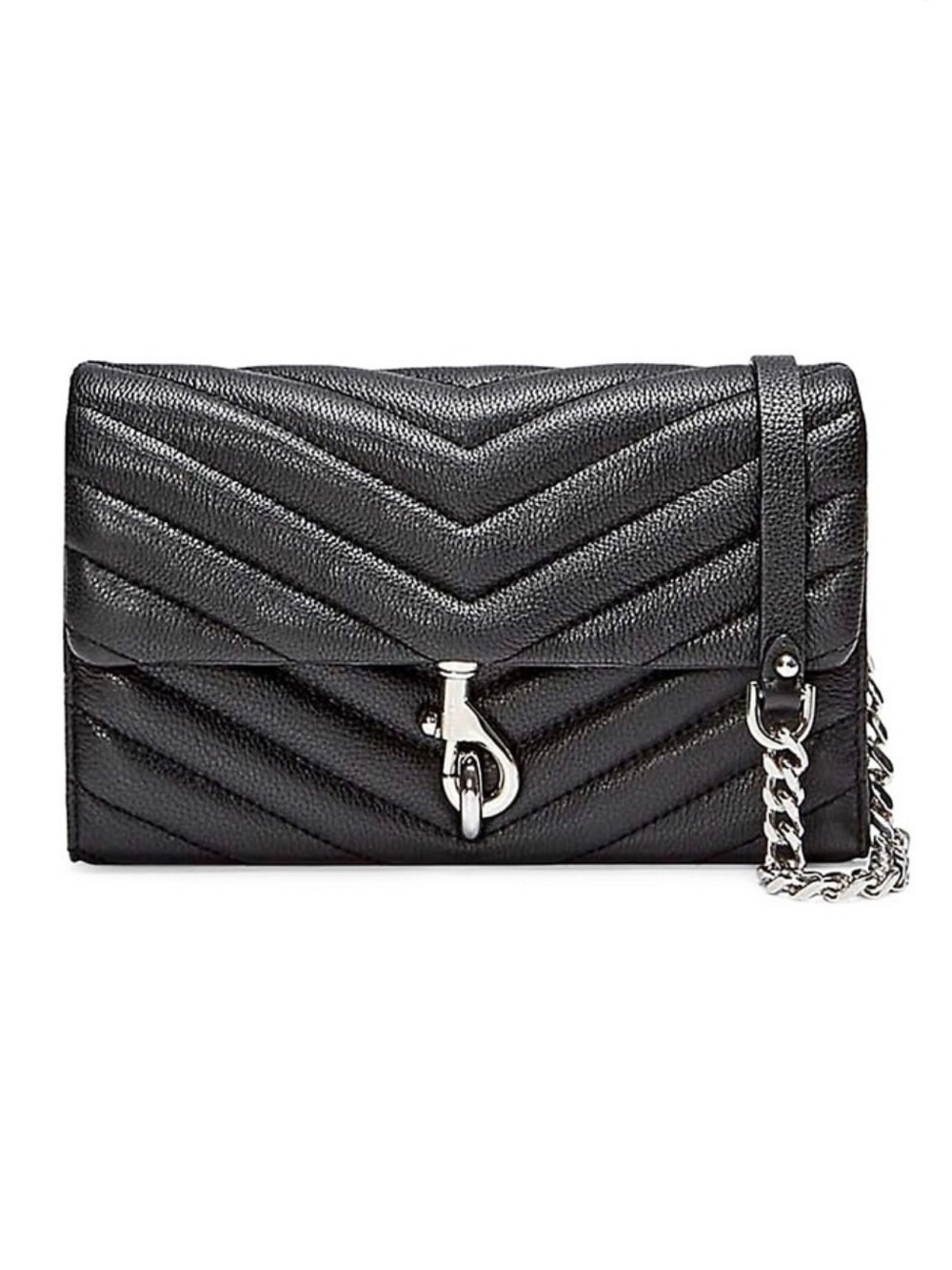 Rebecca Minkoff Edie Leather Chain Wallet